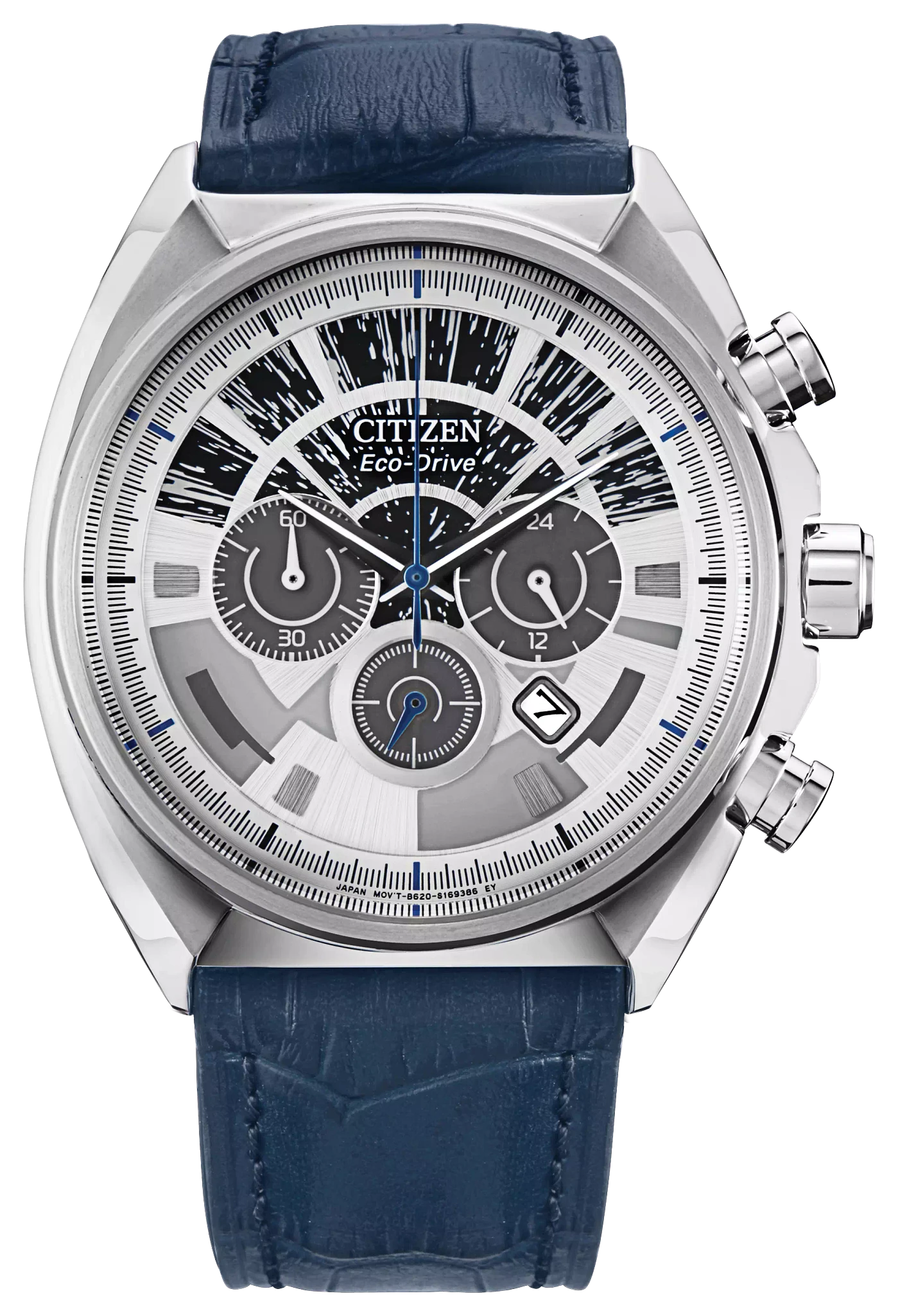 Millennium Falcon Silver-Tone Dial Leather Strap CA4281-00W | CITIZEN